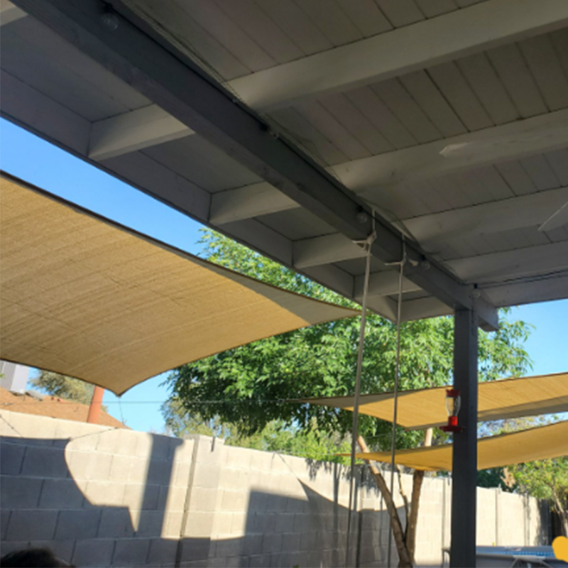 Как да инсталирате слънцезащитна мрежа